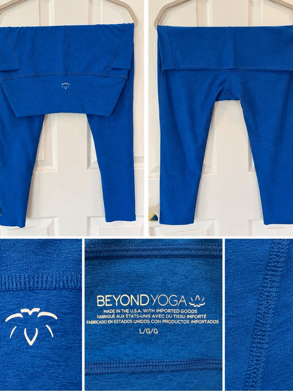 Beyond Yoga Blue Stretch Leggings